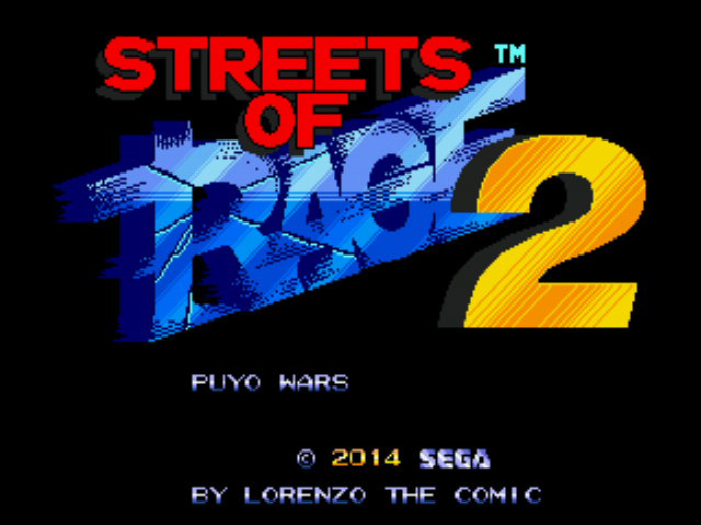 Play <b>Streets of Rage 2 - Puyo Wars</b> Online